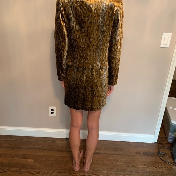 Cynthia Rawley 2 piece print dress suit - Picture 5 of 8